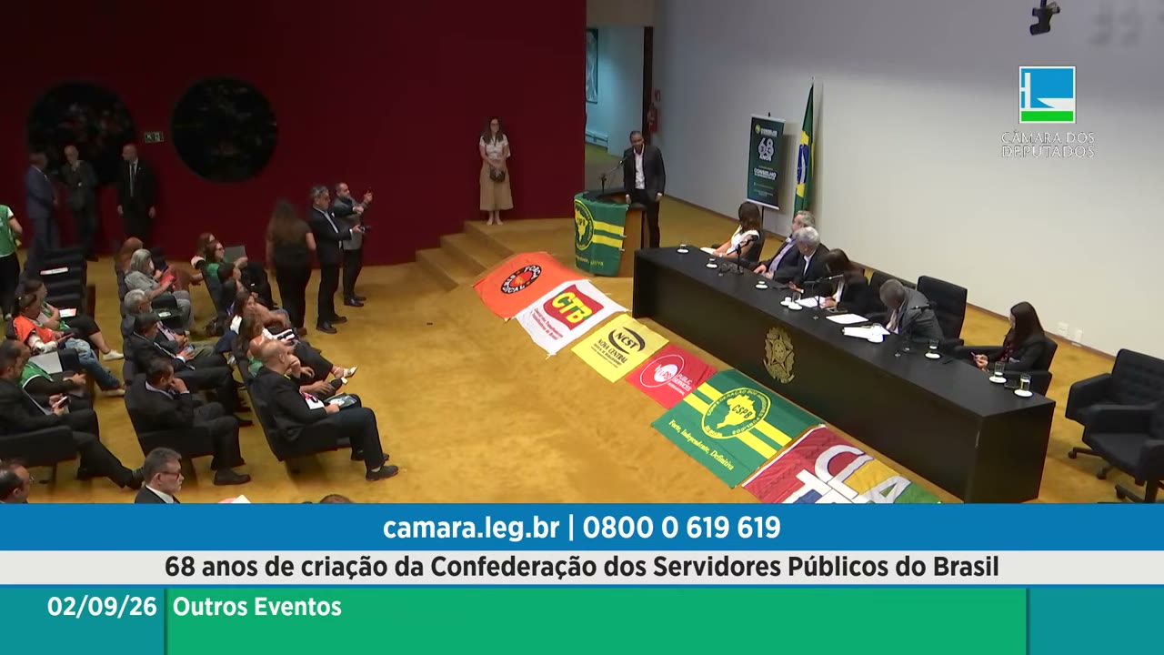 Vídeo do evento em 1:21:03