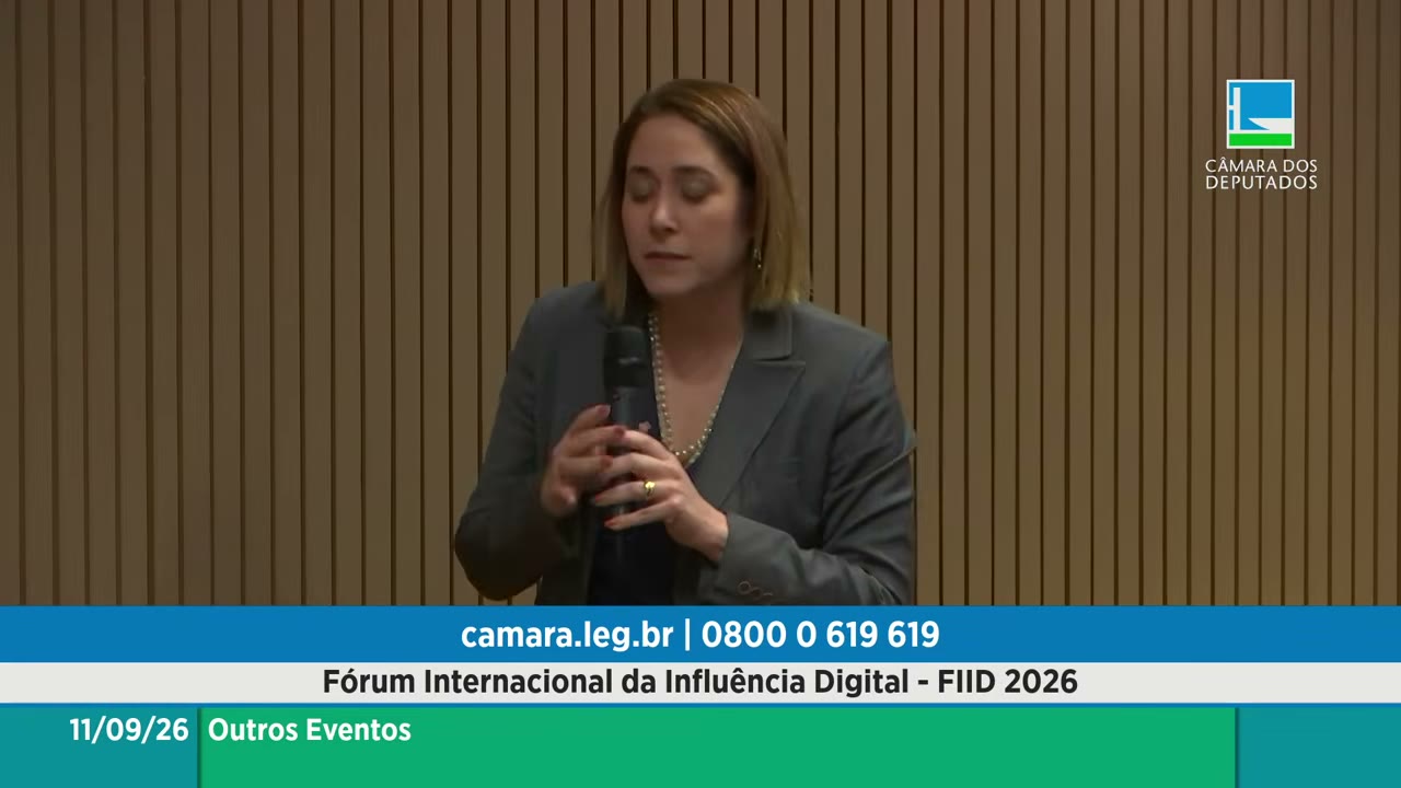 Vídeo do evento em 1:03:39