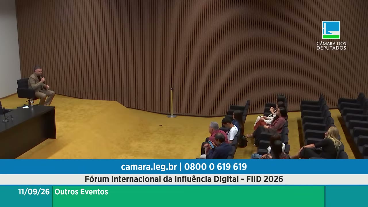 Vídeo do evento em 1:09:06