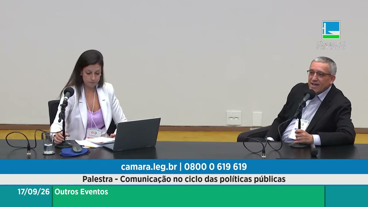 Vídeo do evento em 1:09:43