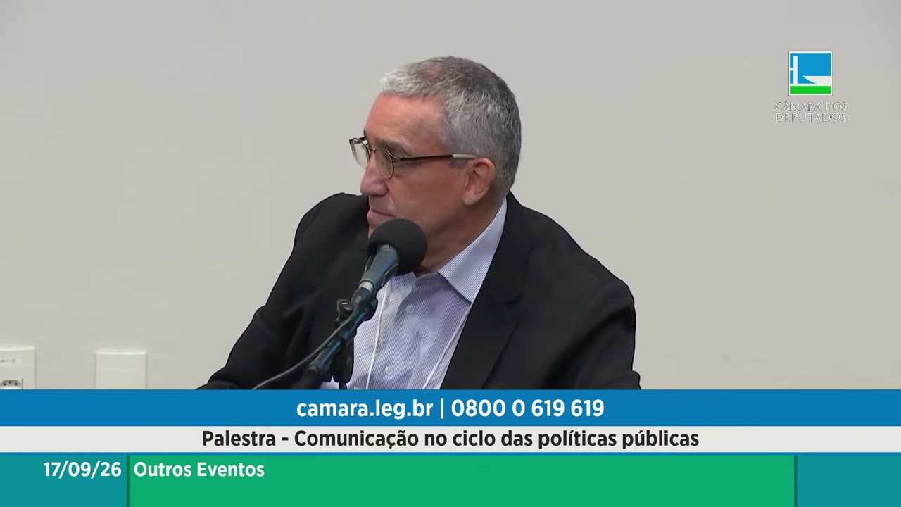 Vídeo do evento em 1:25:01