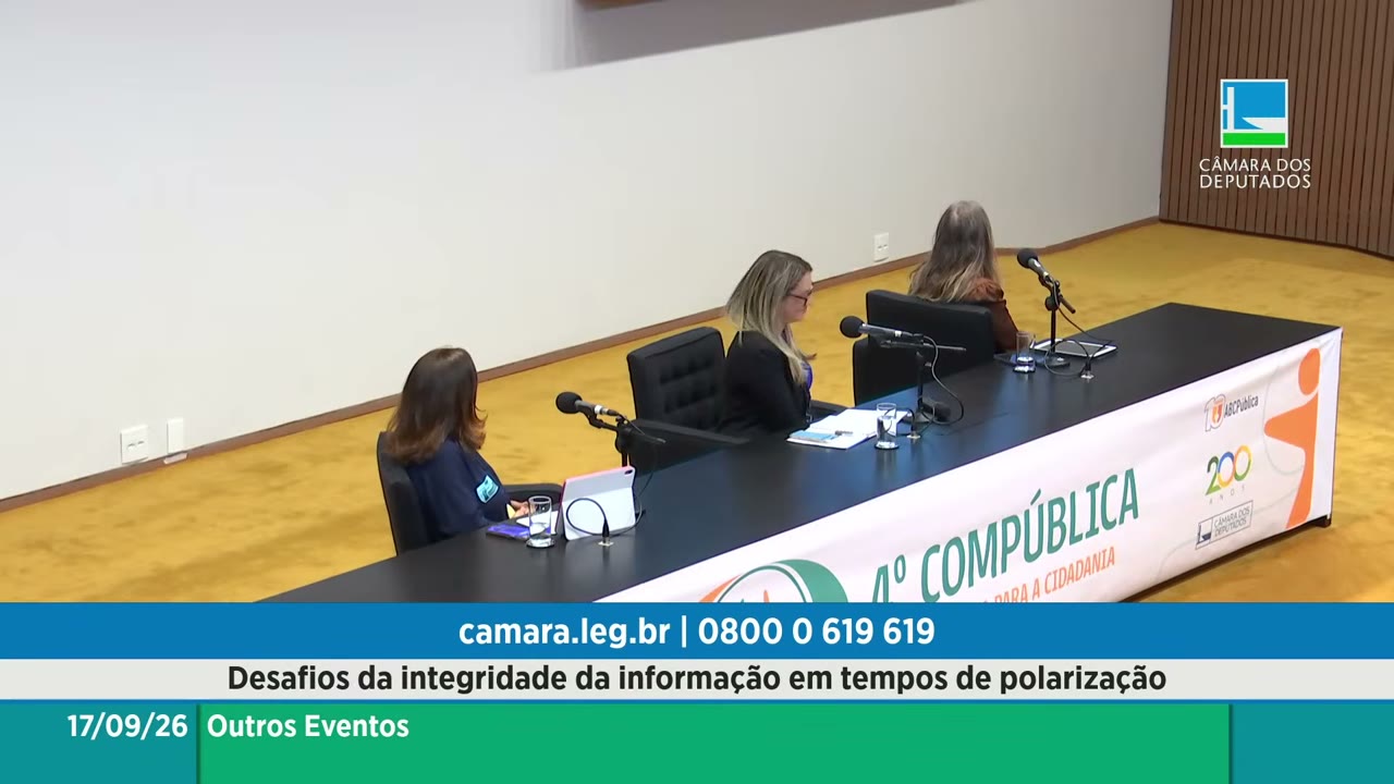 Vídeo do evento em 1:06:22