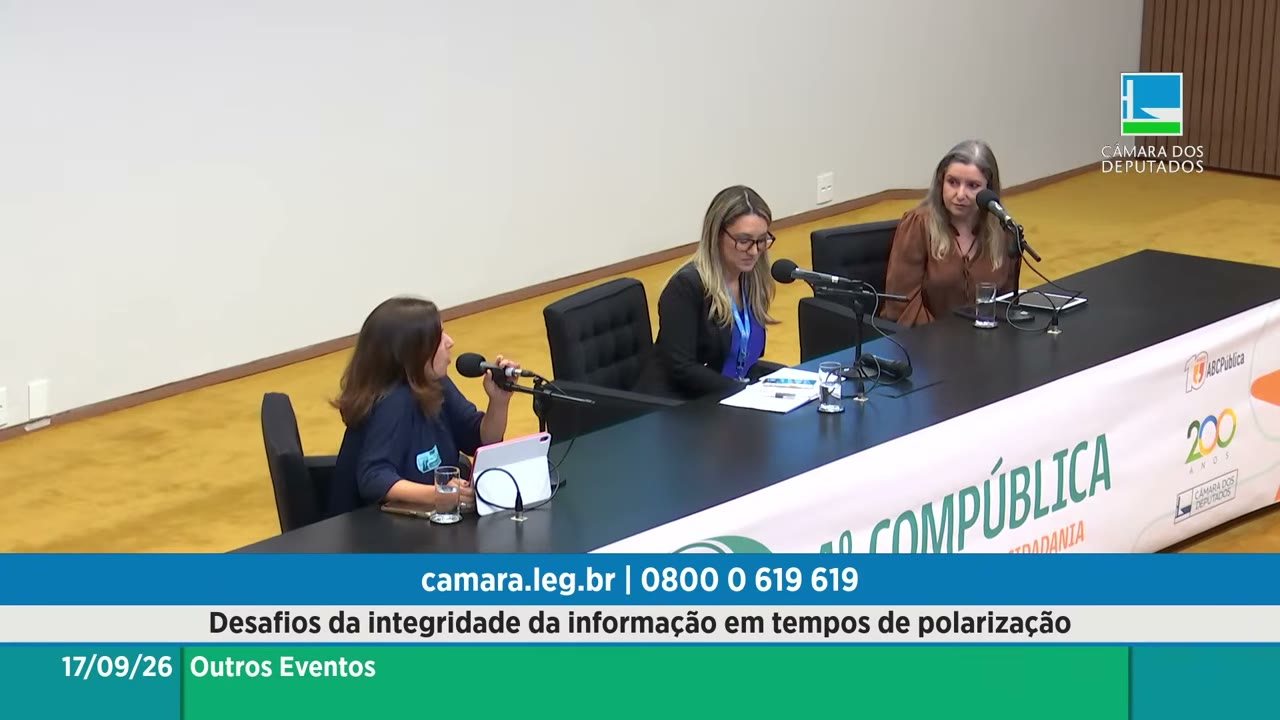 Vídeo do evento em 1:21:07