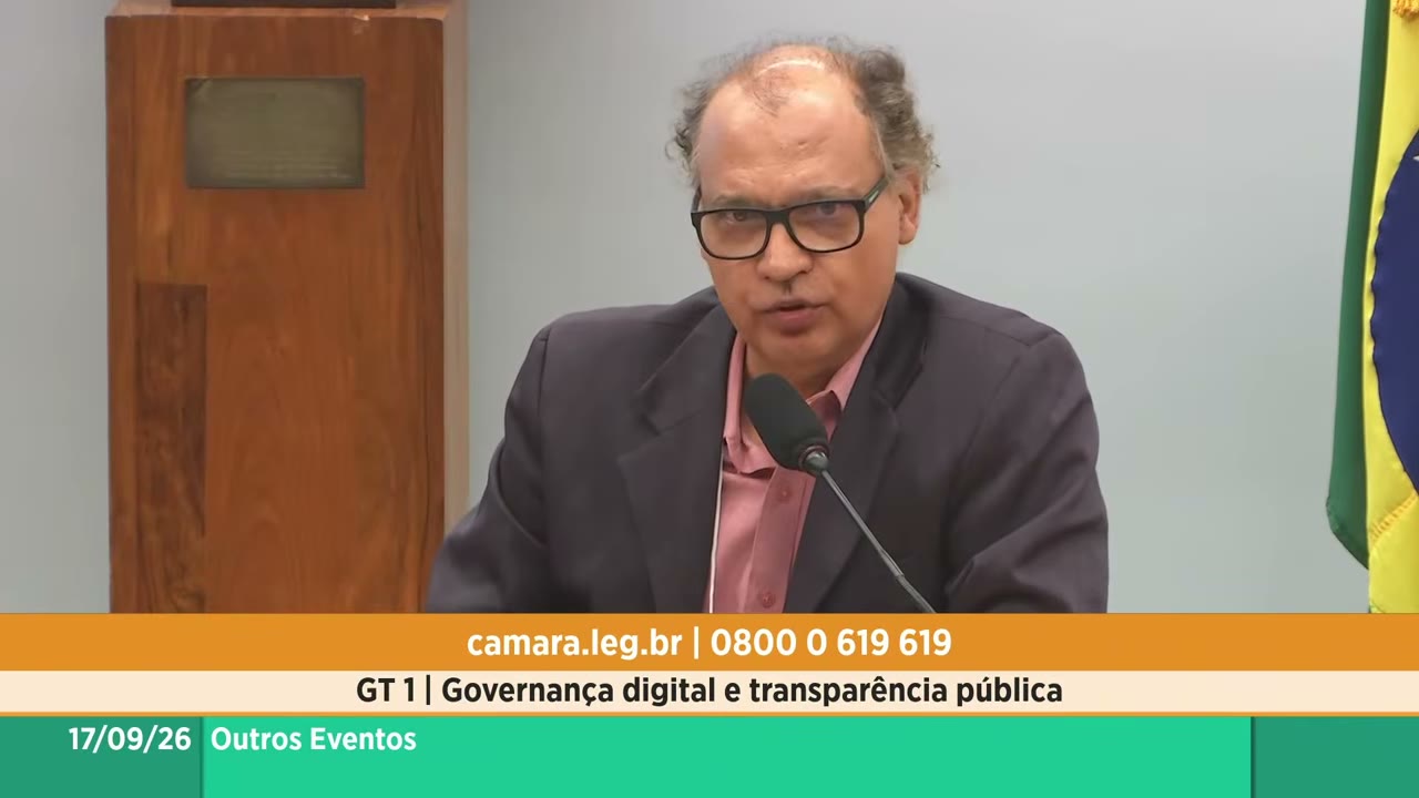 Vídeo do evento em 1:07:08
