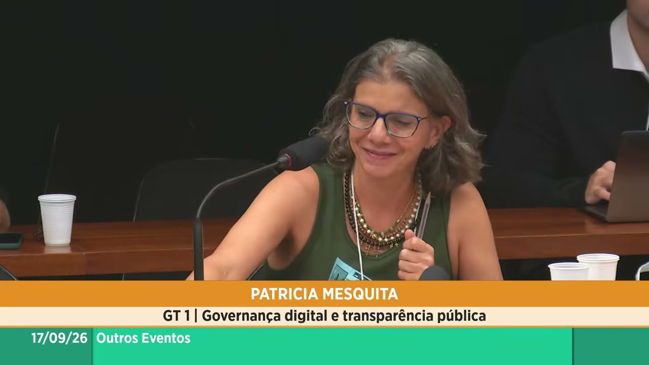 Vídeo do evento em 1:41:07