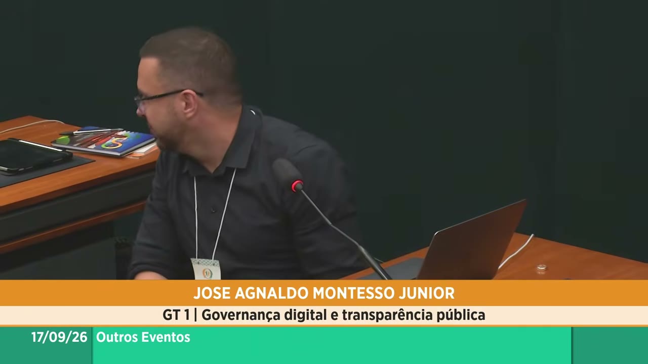 Vídeo do evento em 1:45:19