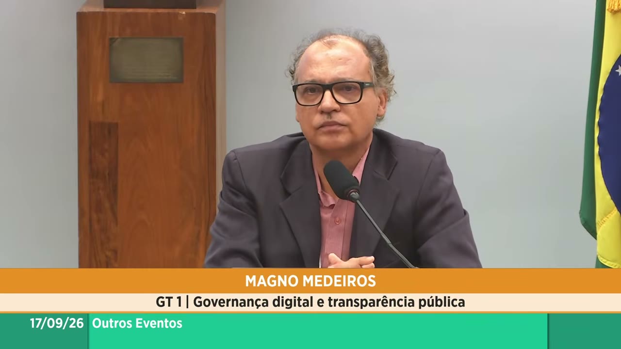 Vídeo do evento em 1:48:31
