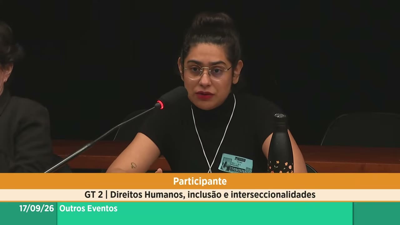 Vídeo do evento em 1:18:16