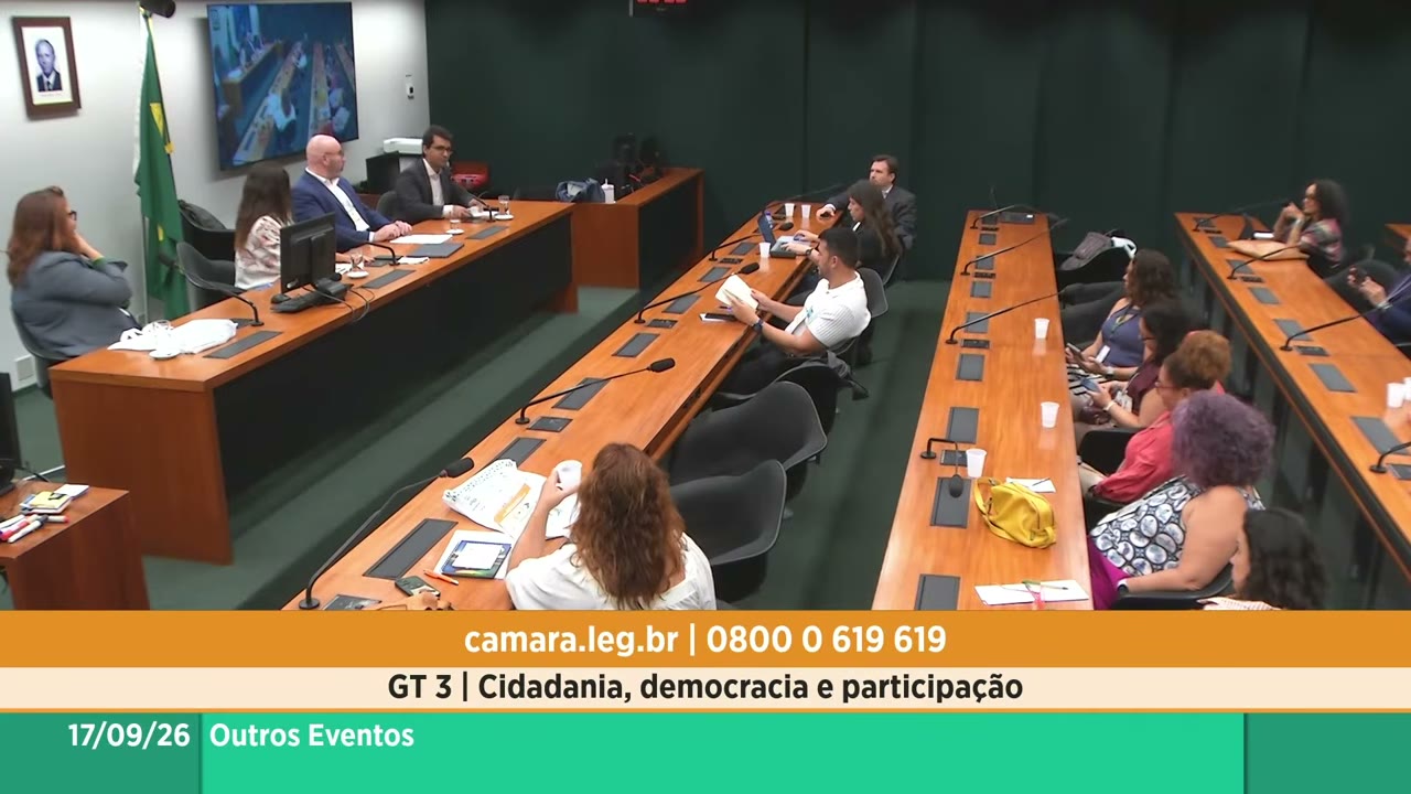 Vídeo do evento em 1:05:57