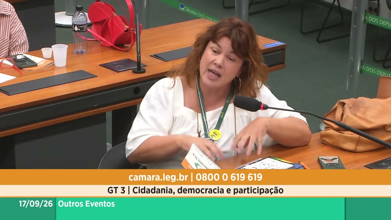 Vídeo do evento em 1:08:34