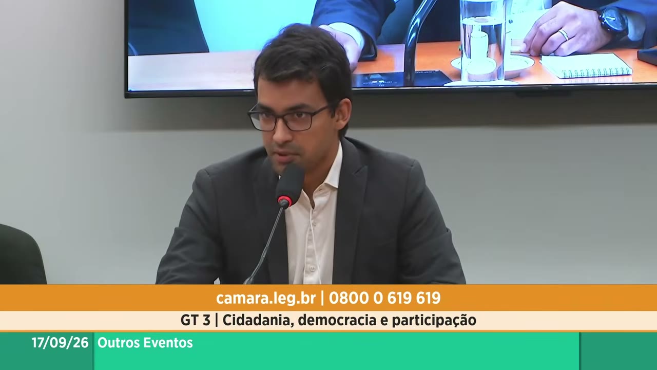 Vídeo do evento em 1:08:45