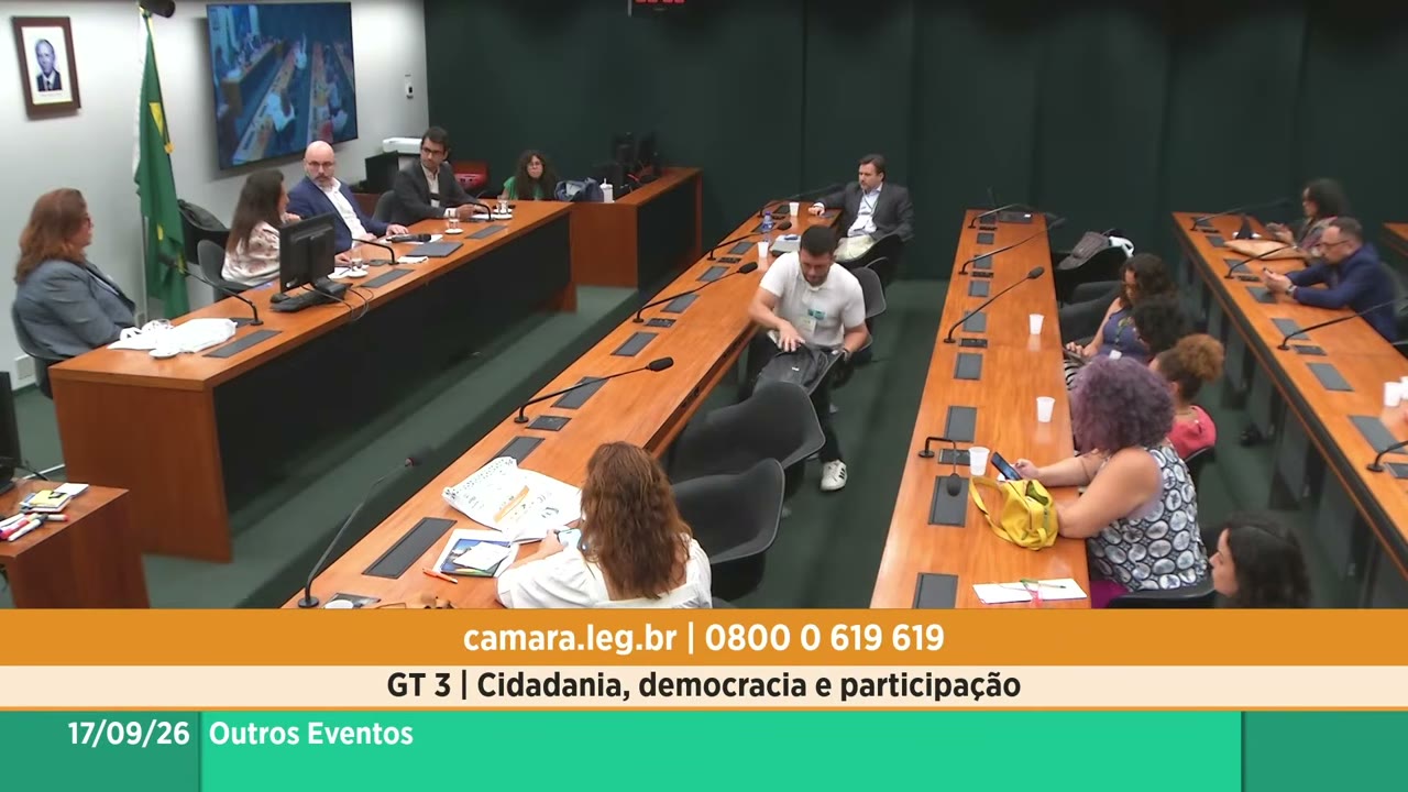 Vídeo do evento em 1:13:06