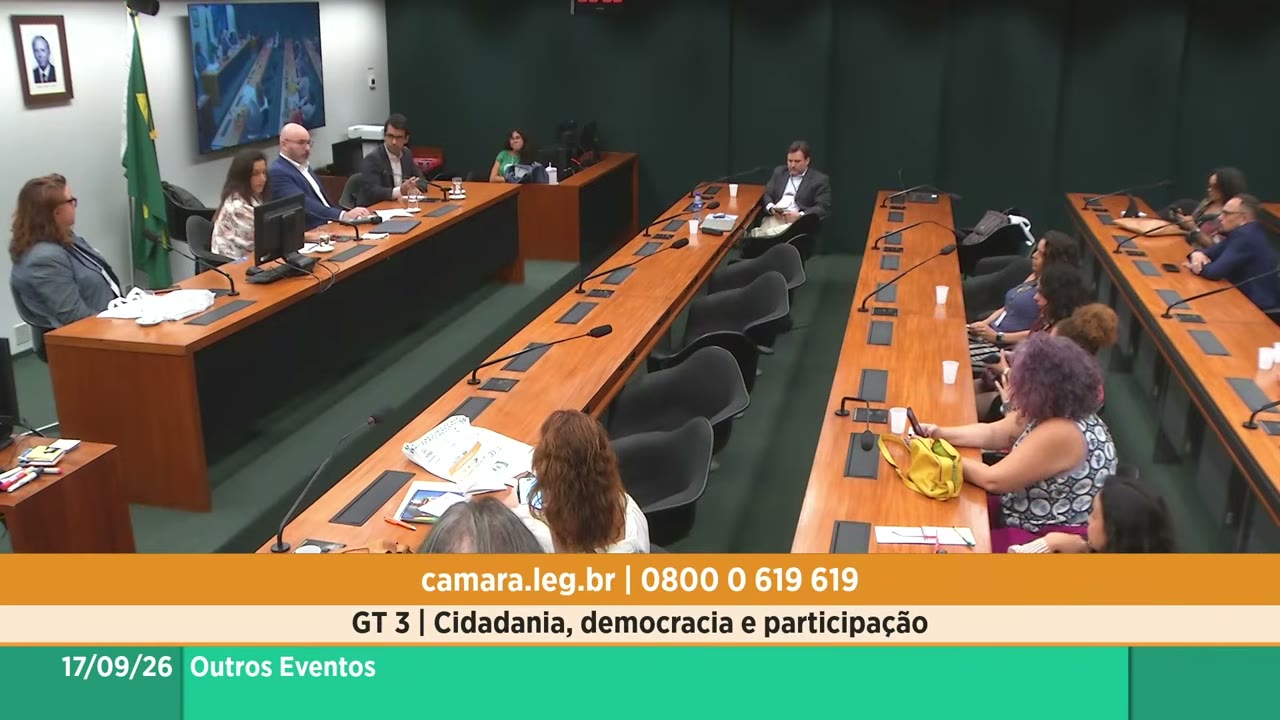 Vídeo do evento em 1:18:20
