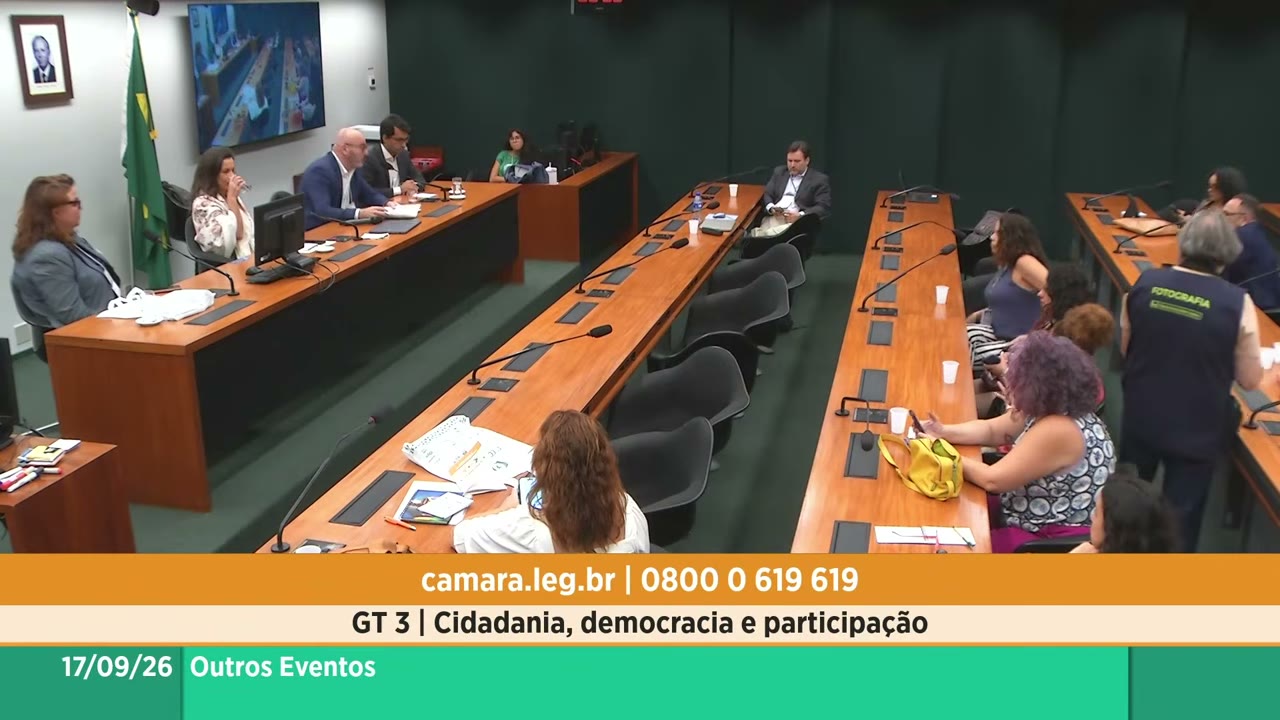 Vídeo do evento em 1:18:28