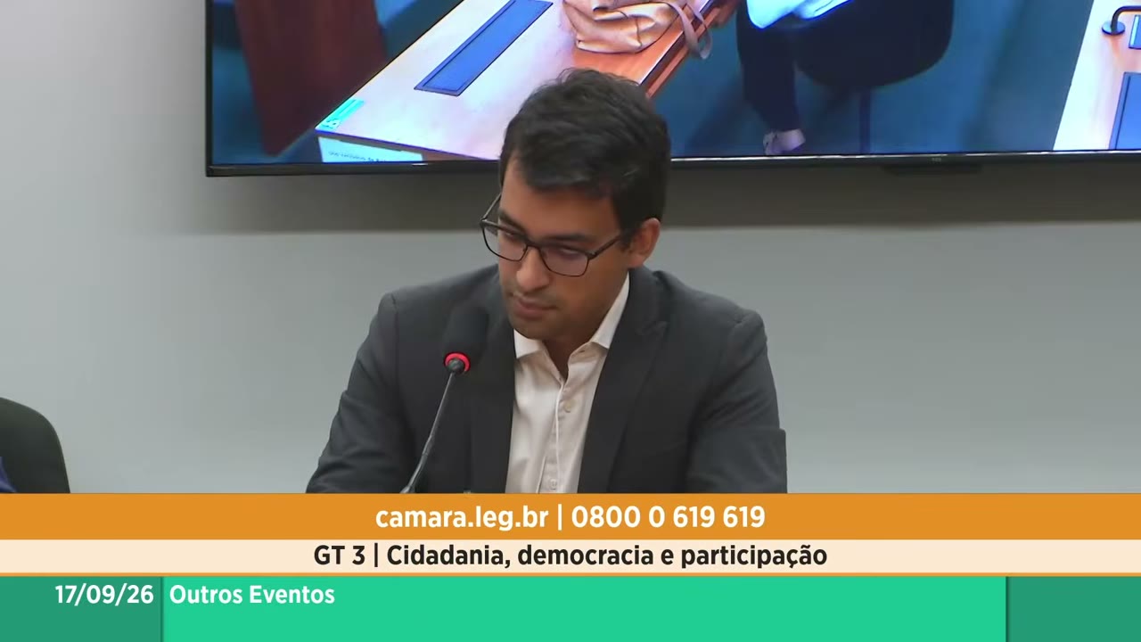 Vídeo do evento em 1:21:10