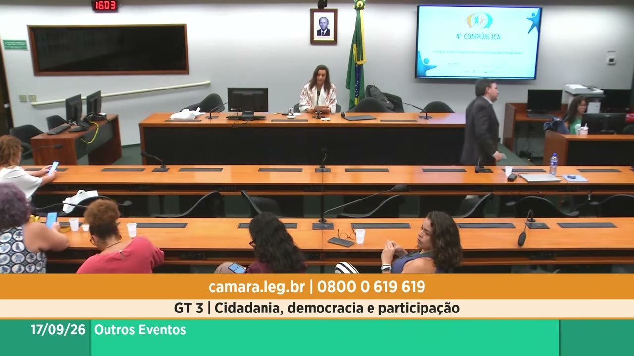 Vídeo do evento em 1:52:47