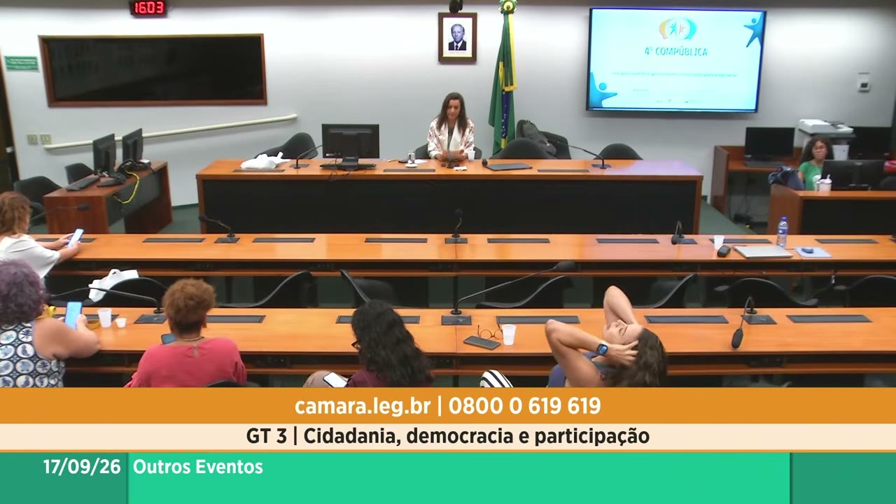 Vídeo do evento em 1:52:52