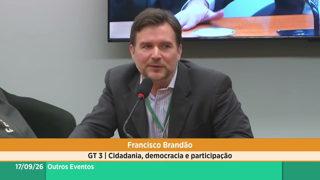 Vídeo do evento em 2:52:33