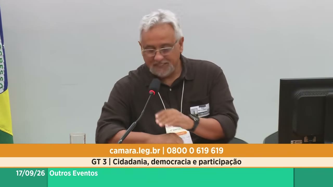 Vídeo do evento em 46:26
