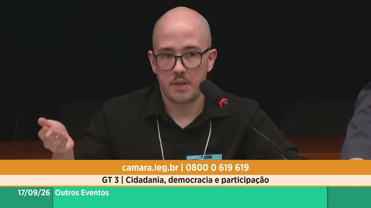 Vídeo do evento em 50:22