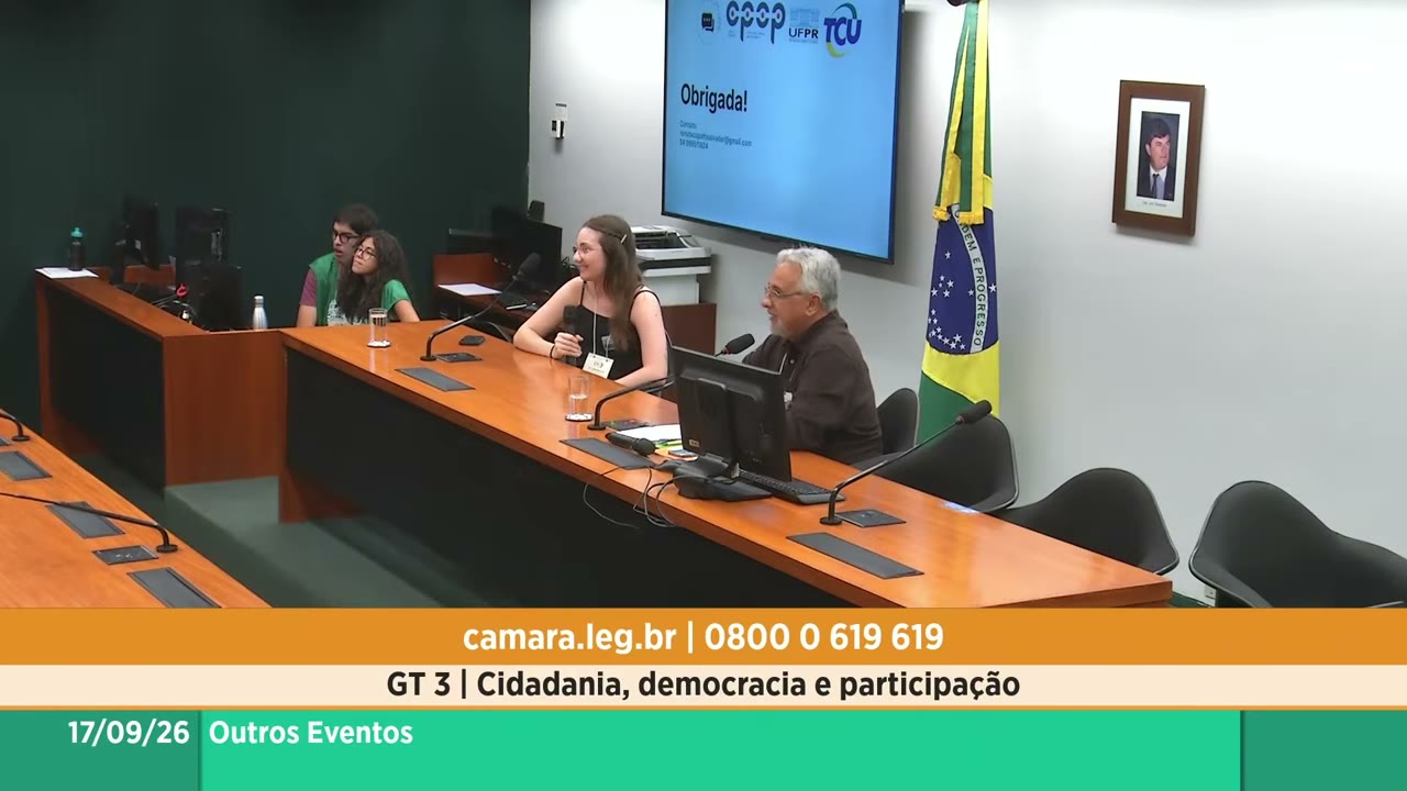 Vídeo do evento em 50:04
