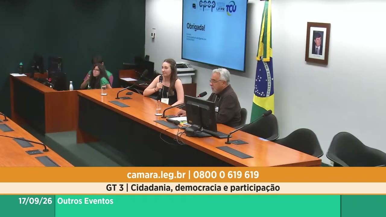Vídeo do evento em 52:25