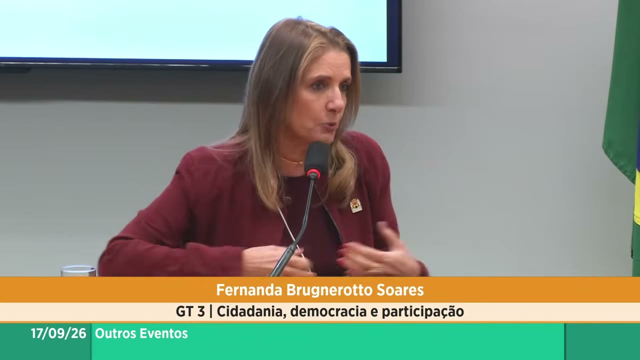 Vídeo do evento em 1:13:31