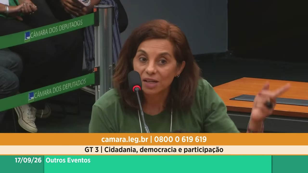 Vídeo do evento em 1:13:52