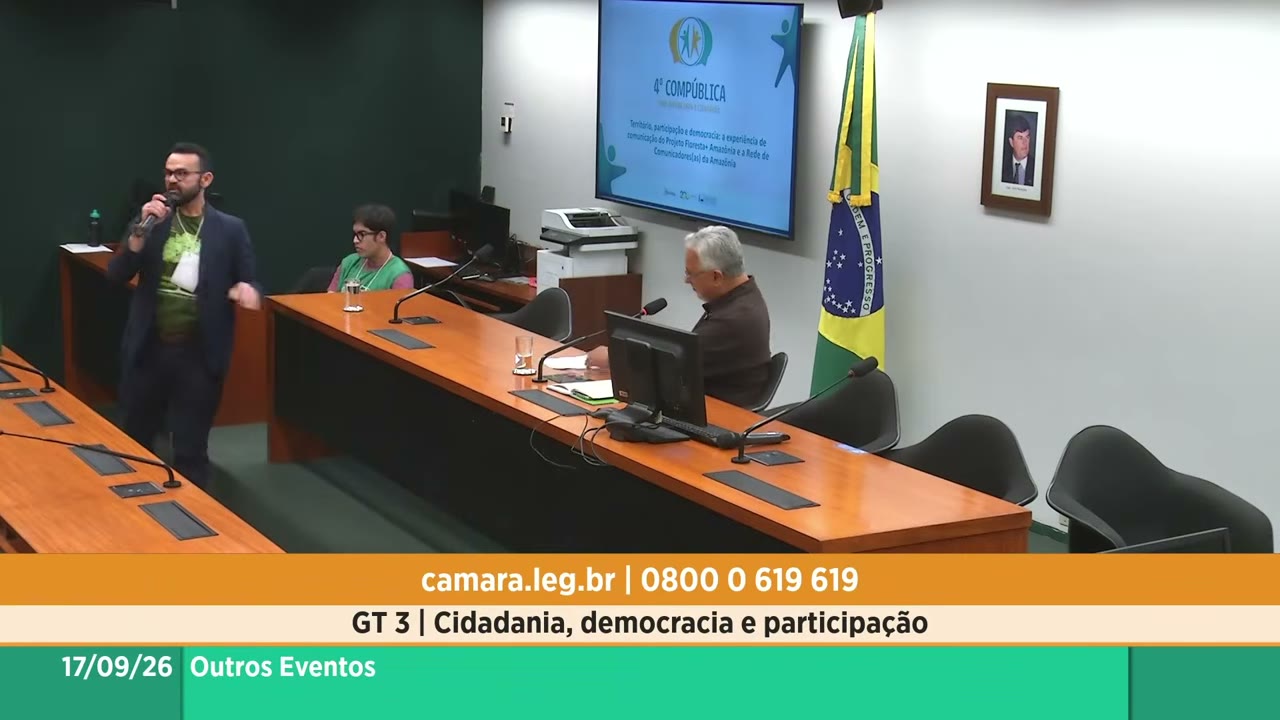 Vídeo do evento em 1:21:16