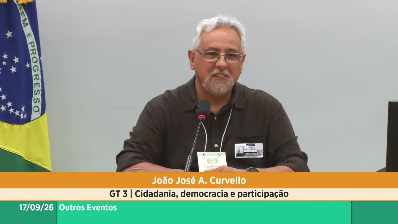 Vídeo do evento em 1:38:39