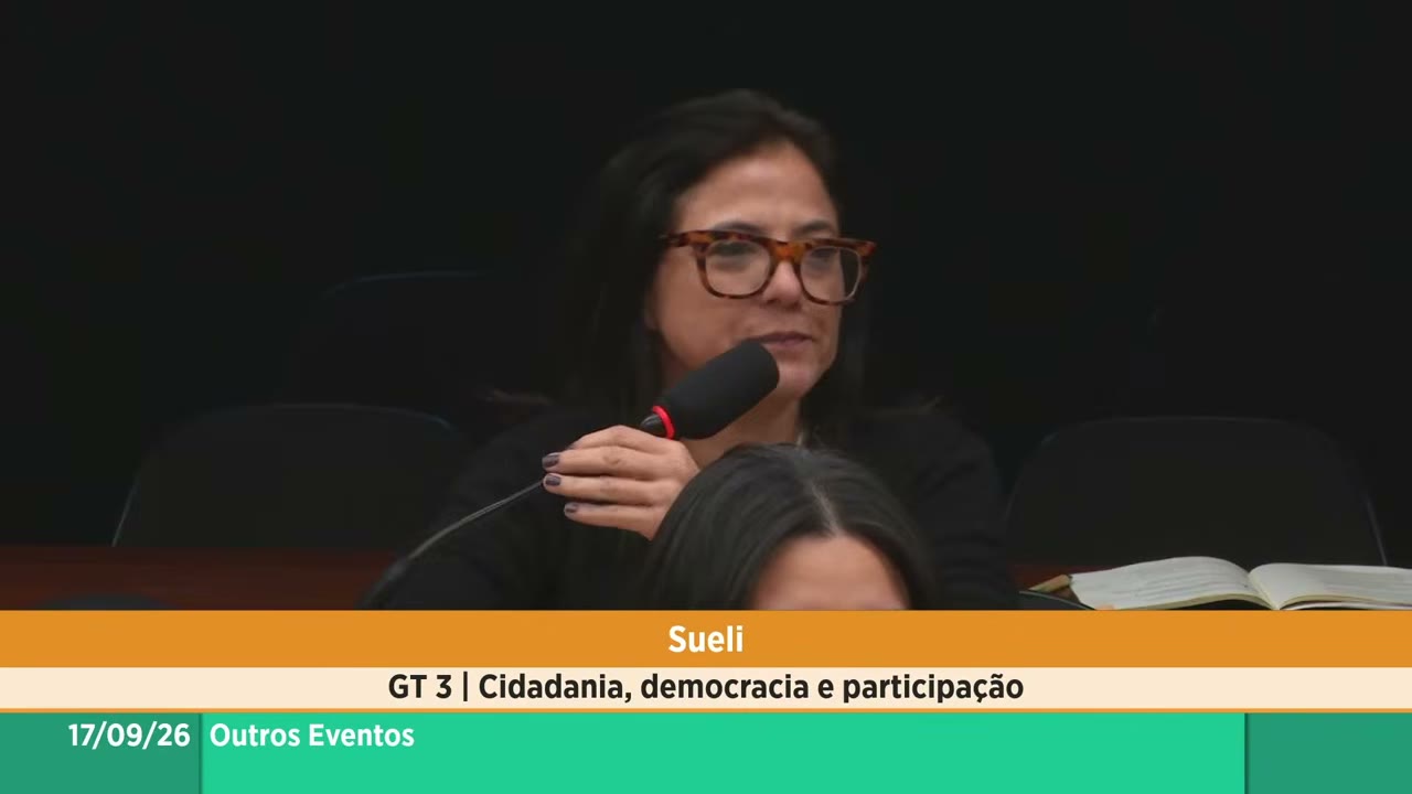Vídeo do evento em 1:40:03