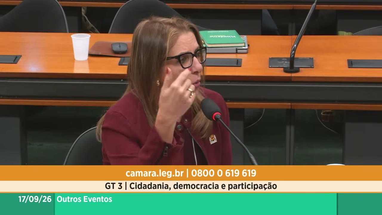Vídeo do evento em 1:43:44