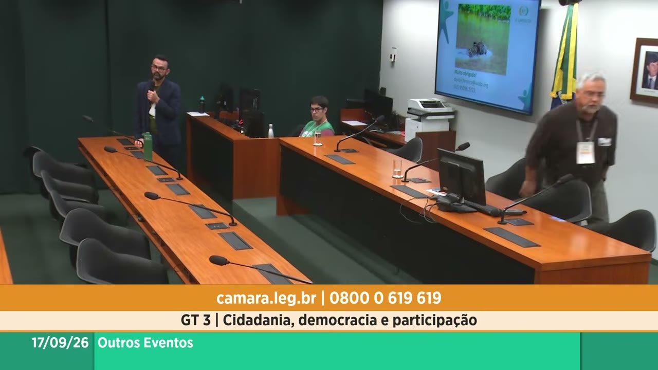 Vídeo do evento em 1:42:51