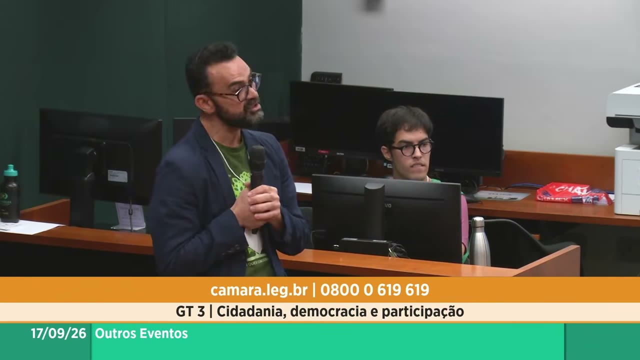 Vídeo do evento em 1:48:25