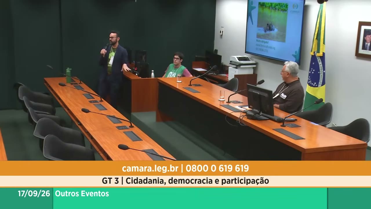 Vídeo do evento em 1:47:30