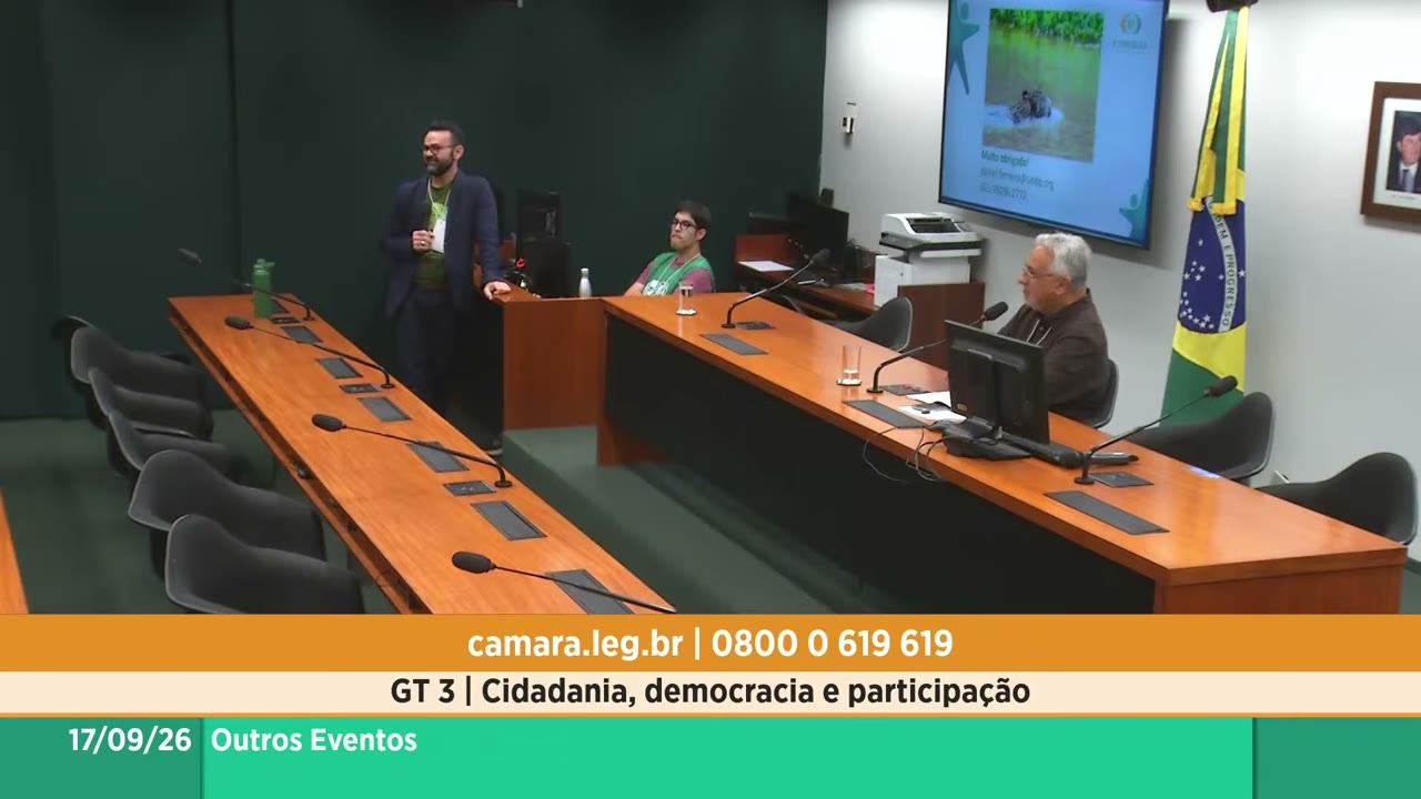 Vídeo do evento em 1:48:49