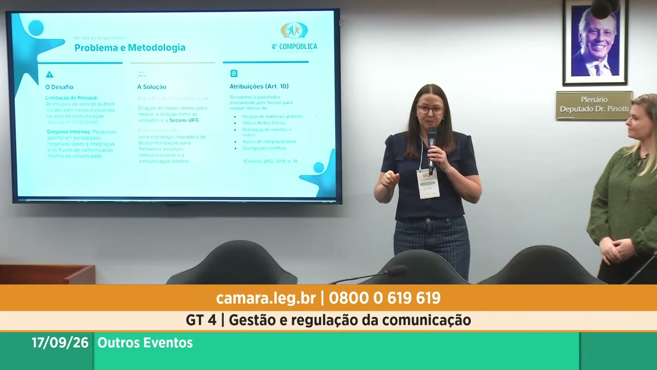 Vídeo do evento em 10:53