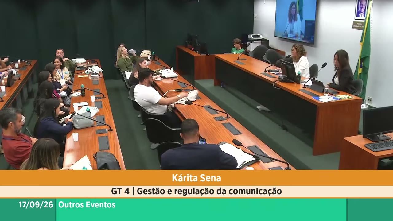 Vídeo do evento em 58:24