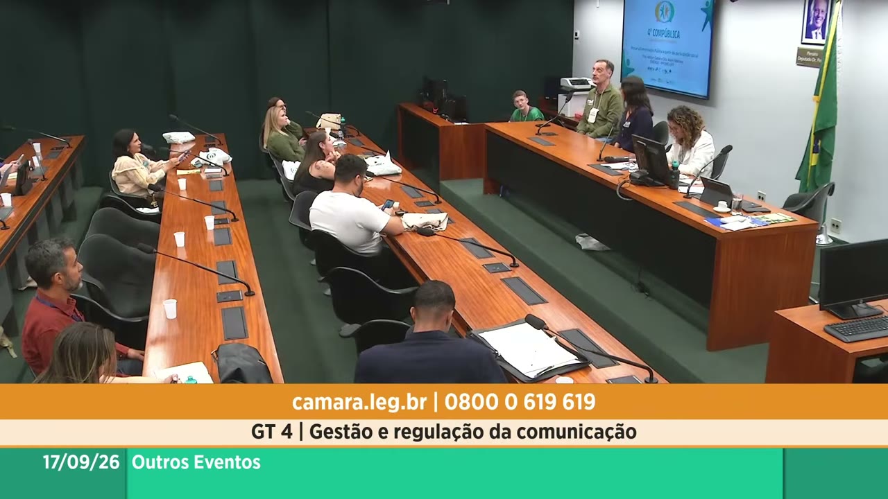 Vídeo do evento em 1:14:35