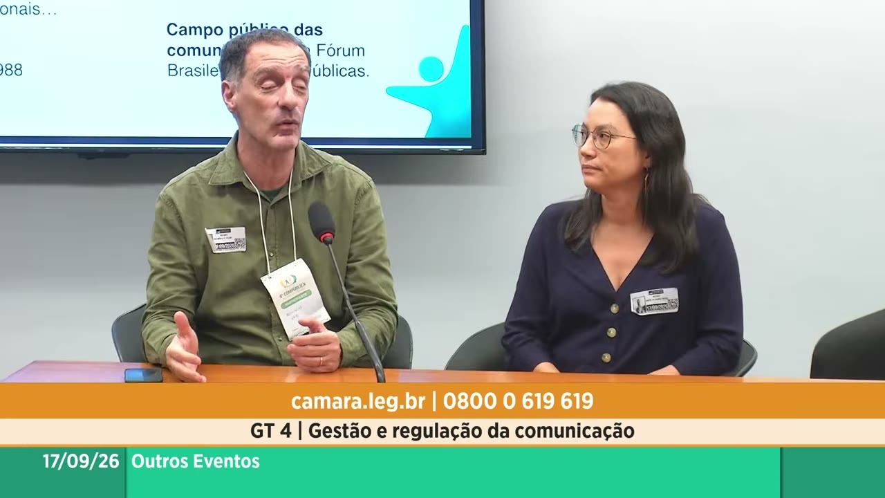 Vídeo do evento em 1:18:30