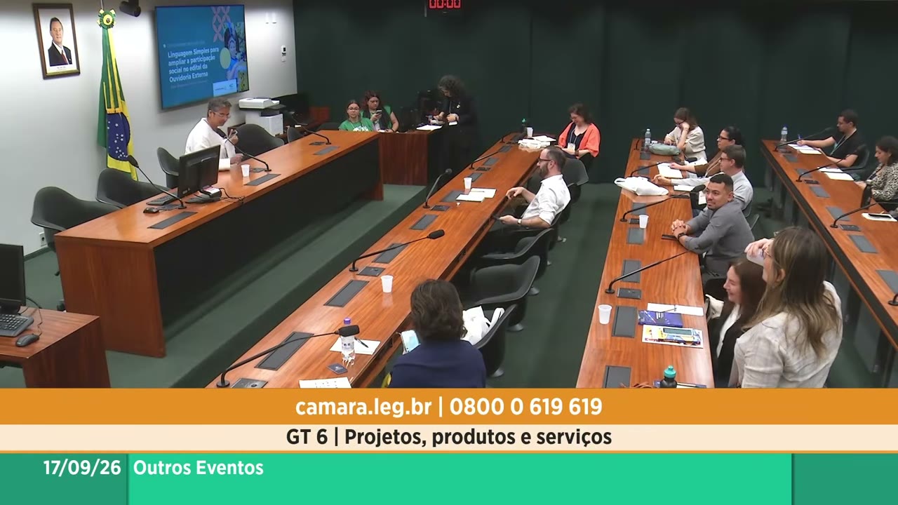 Vídeo do evento em 1:30:26