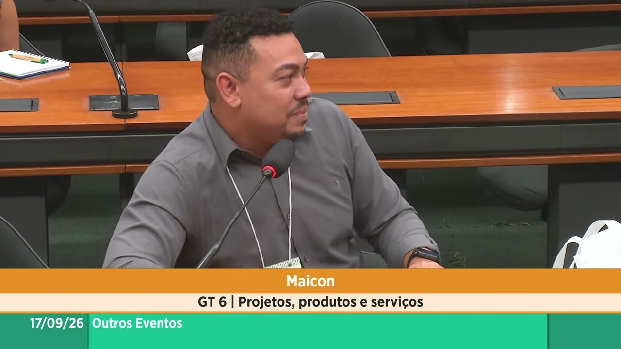 Vídeo do evento em 1:53:17