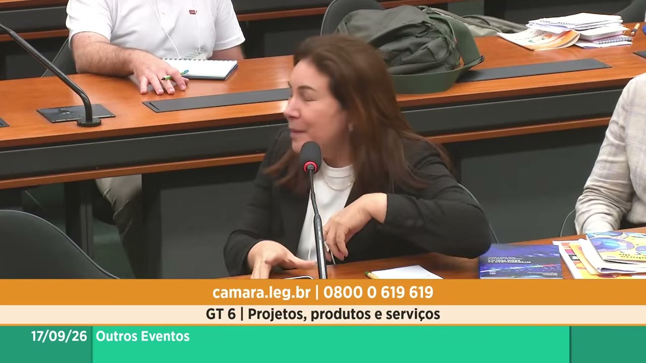 Vídeo do evento em 2:05:39