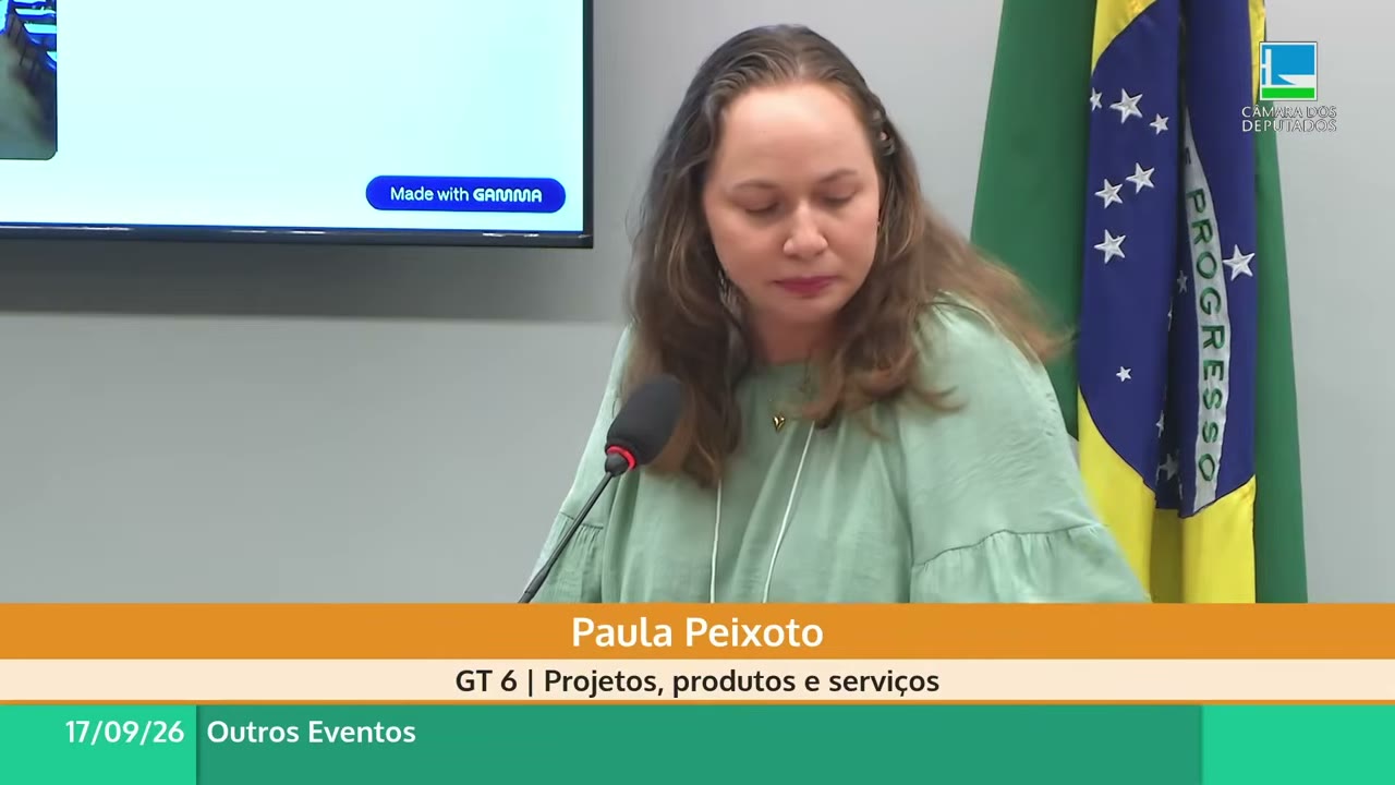 Vídeo do evento em 45:40