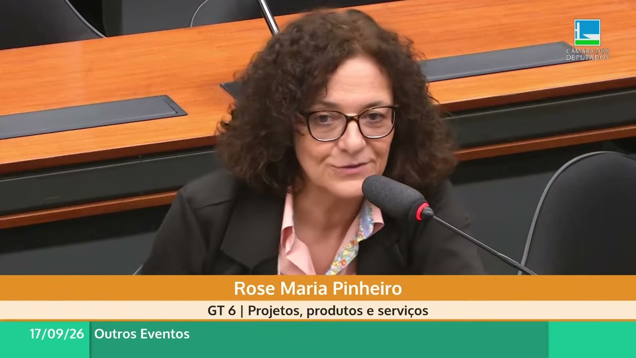 Vídeo do evento em 57:45