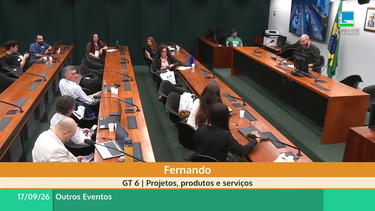 Vídeo do evento em 1:09:53