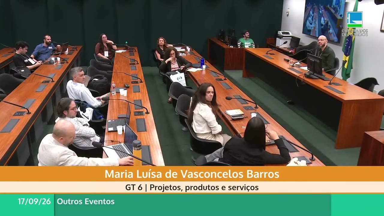 Vídeo do evento em 1:10:37