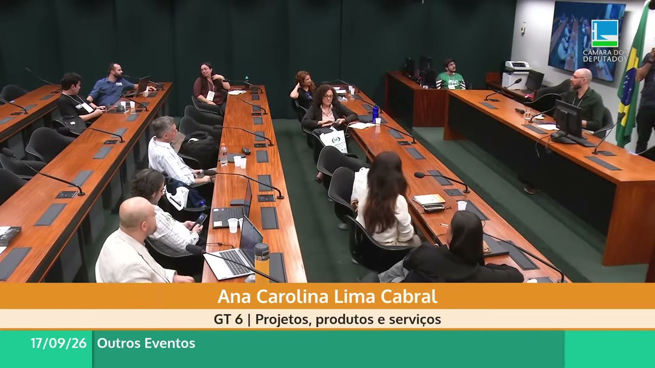 Vídeo do evento em 1:11:00