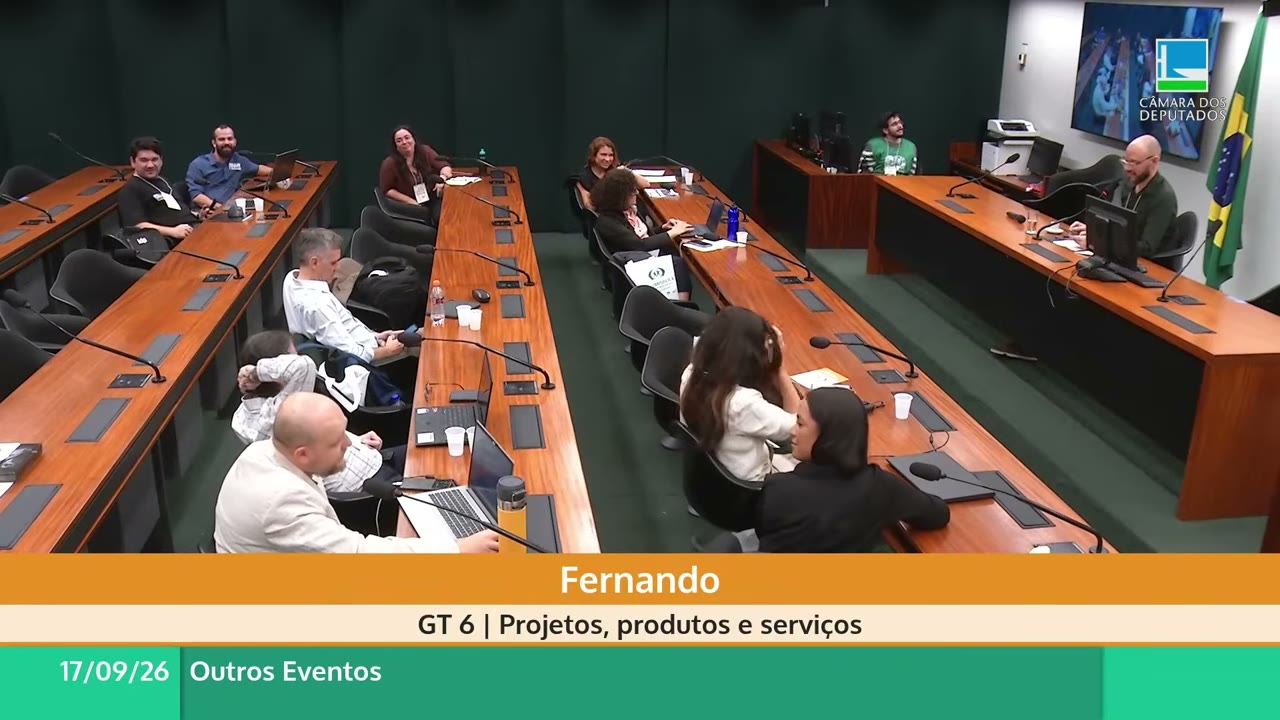Vídeo do evento em 1:14:20