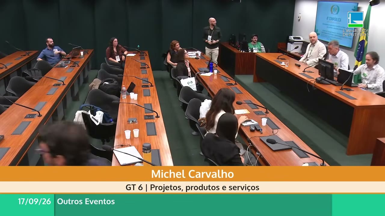 Vídeo do evento em 1:30:28